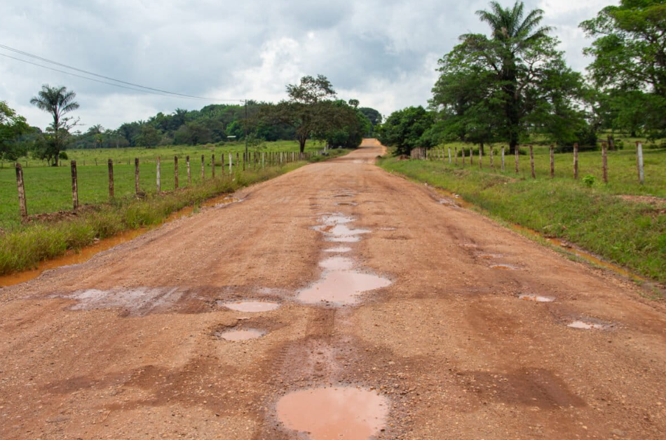 Een illegale weg in Guaviare, Colombia. Afbeelding door Juan Carlos Contreras.