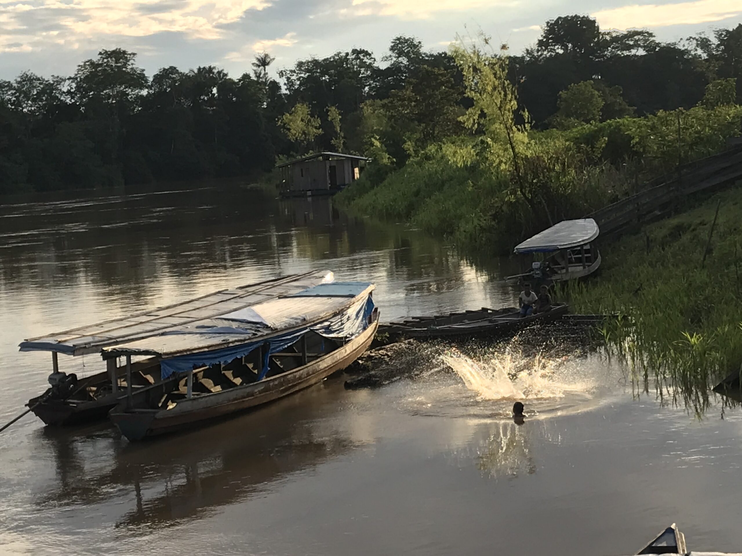 Waterweg in Brazilië.