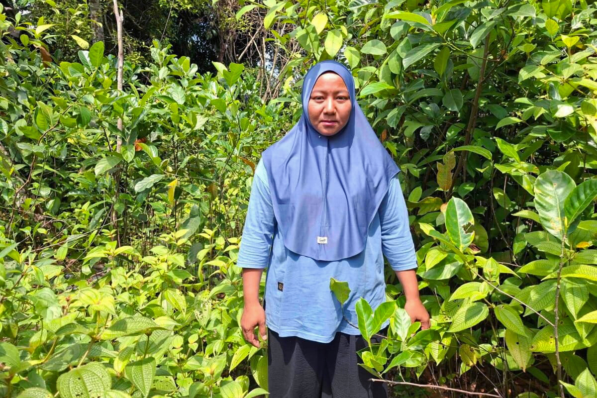 Perbani-voorzitter Rena Sandriani. Afbeelding door Suryadi/Mongabay Indonesië.