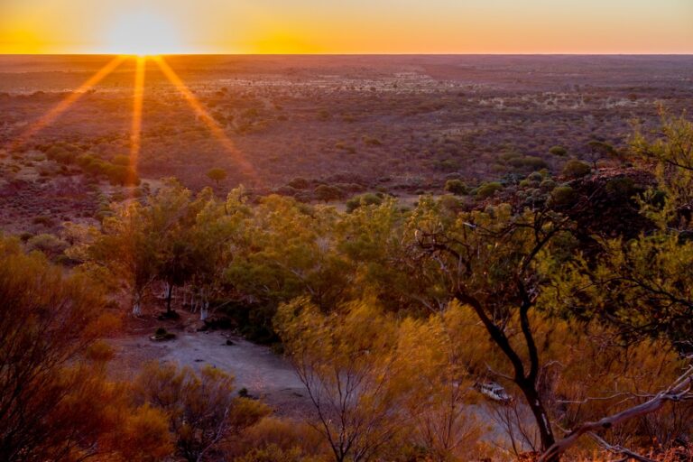 Het uitzicht vanaf Kennedy Range National Park, West-Australië. Afbeelding met dank aan Renae Boyd.