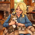 dolly parton holding kittens