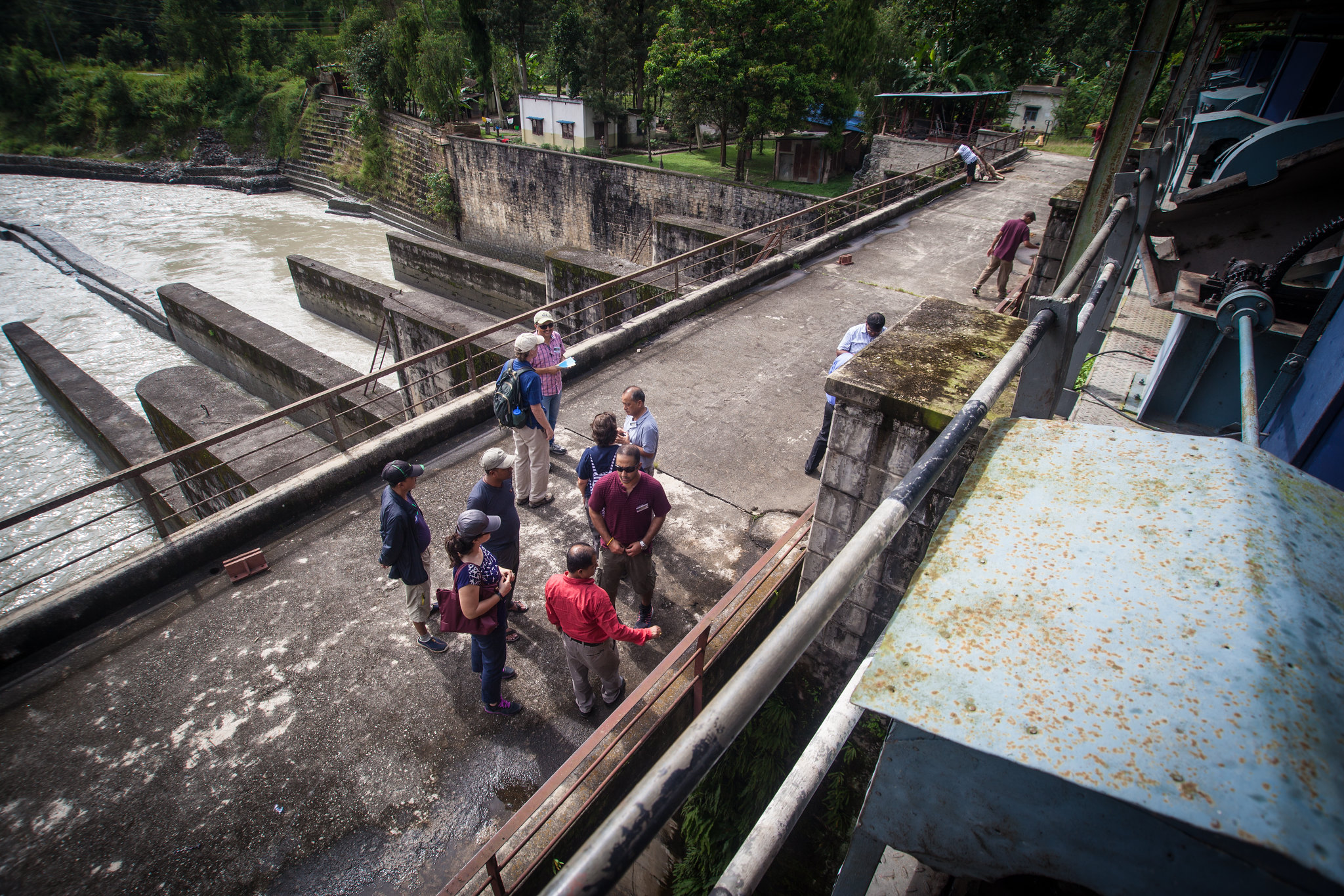 Waterkrachtcentrale Trishuli in 2016.