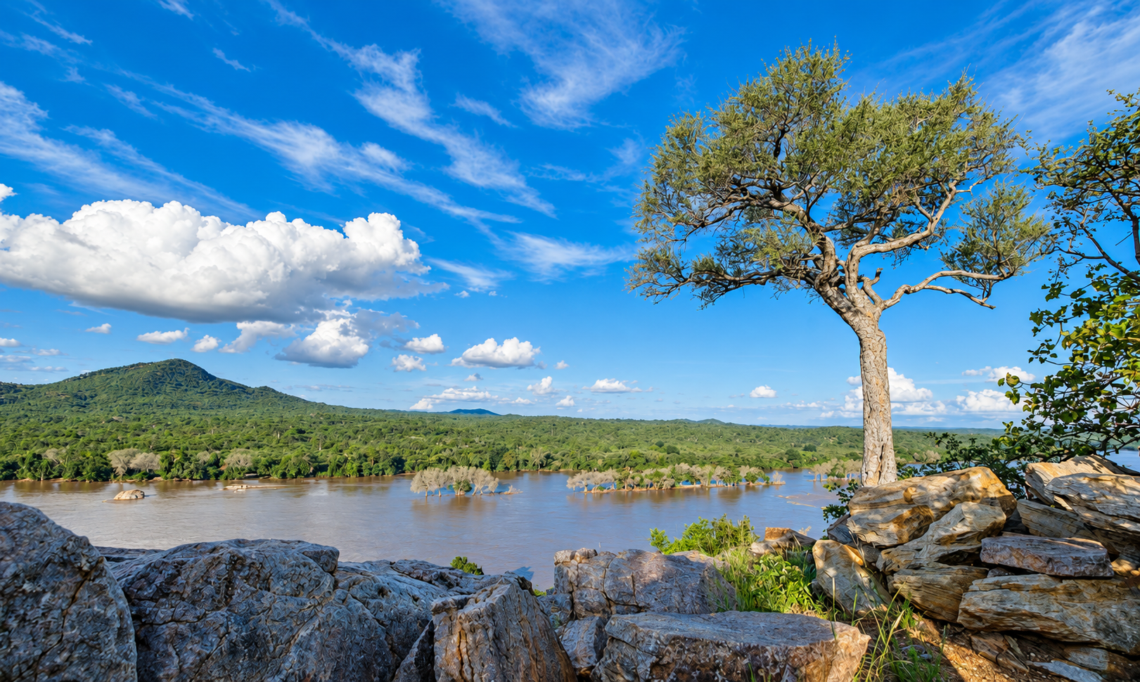 De Limpopo-rivier. Afbeelding met dank aan Justin Barlow Photography.