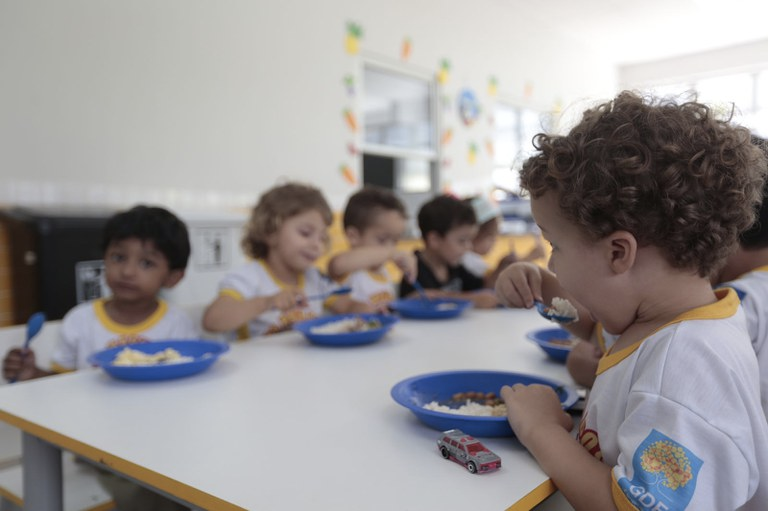 Vlees van bedreigde haaien belandde in schoollunches voor openbare scholieren in Rio Grande do Sul. Afbeelding met dank aan Angelo Miguel/MEC.